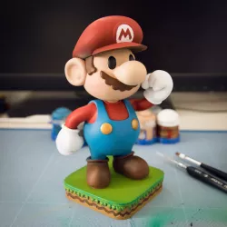 FANART - 3D PAPER MARIO - DIORAMA