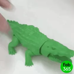 Foldable Crocodile