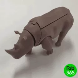 Foldable Rhinoceros