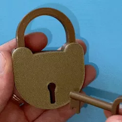 Fully functioning printed padlock