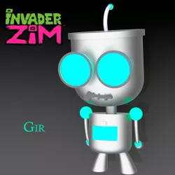 Gir (Robot) from invader zim
