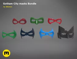 Gotham City mask bundle
