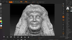 Grandma Addams head