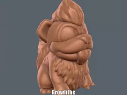 Growlithe (Easy print no support)