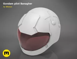 Gundam pilot Banagher Helmet