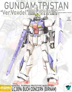 Gundam Tristan ver. 'Voxdel' by Voxdel Works