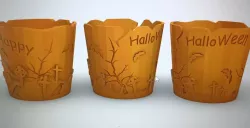 Halloween cup decore