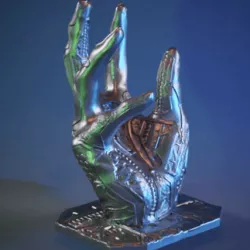 Hand Phone Holder SciFi II