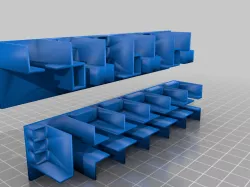 HO Scale Pullman 10-6 Sleeper Interior