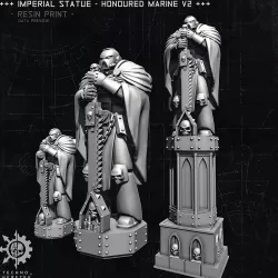 Imperial Statue - Honored Marine 40k