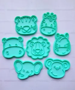 JUNGLE ANIMALS - COOKIE CUTTER - COOKIE CUTTER - CUTTERS