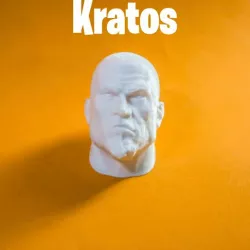Kratos (young) Head 1/6 scale PLA Kit (No Supports)