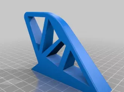 Lightweight higher angle helmet holder wall mount