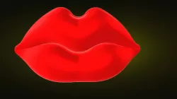 lips pillow