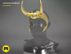 Loki horns headband