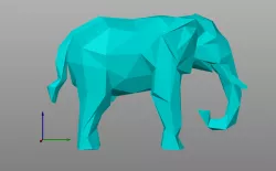 Low Poly Elephant