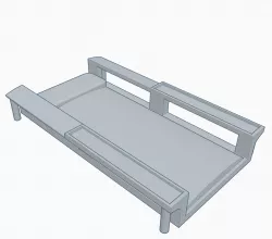 Mechanical workshop bed