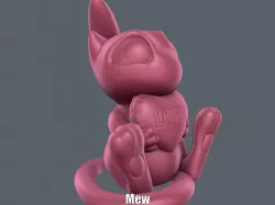 Mew (Easy print no support)