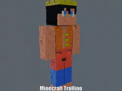 Minecraft Trollino (Easy print and Easy Assembly)