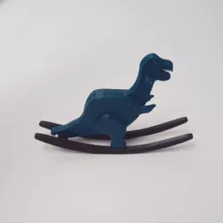 MINIATURE Rocking Dinosaur