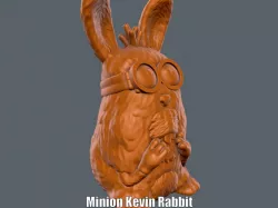 Minion Kevin Rabbit (Easy print no support)