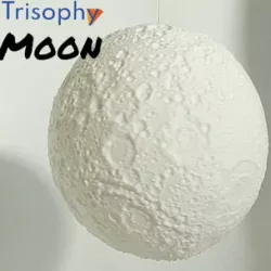 MOON - High relief satellite + stand