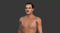 Movie actor Leonardo DiCaprio -Rigged 3d character