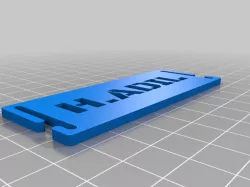 My Customized Molle Name Tag - ADIL