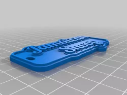 My Customized Multiline Tag or Keychain
