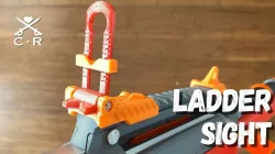 Nerf ladder sight (Folding + Adjustable)