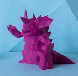 Nidoking Low Poly Pokemon