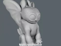 Night Light Pouncer (Easy print no support)