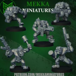 Orc Boy Rifle and Pistol Complete Set