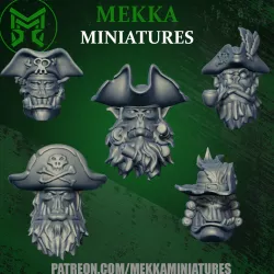 Orc Pirate Heads