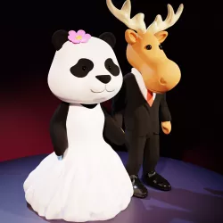 Panda and Moose