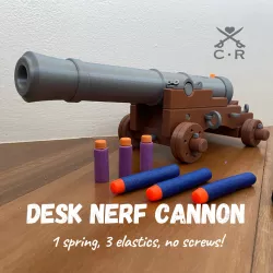 Pirate Nerf Cannon V1-2 (Files Only)