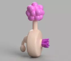 Plumbus (modeled parts for optimal 3d print!)