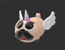Pug unicorn...Pugicorn!