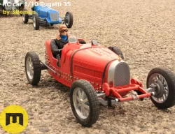 RC model Bugatti 35 1/10 premium model :)