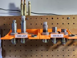 Reloading Die Pegboard Holder