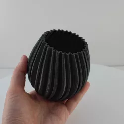 Round Planter | Abstract Sphere | Vase Mode | Shelled | Slimprint