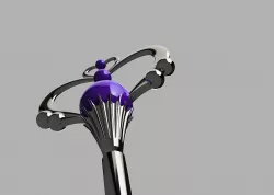 Sailor Pluto Garnet Rod - Sailor Pluto Garnet Scepter (Setsuna Meiou)