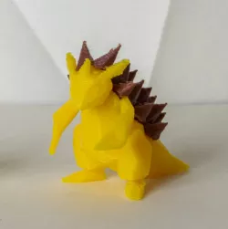 Sandslash Low Poly Pokemon
