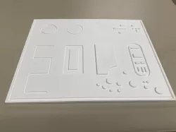 Scale model welding practice sheet