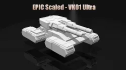 Scifi Super Heavy Battle Tank