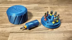 SCREWDRIVER AND BITS HOLDER (Compact Version)