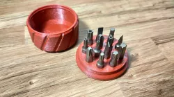 Screwdriver bits box