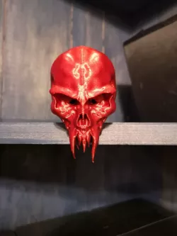 Skull head and skull trophy