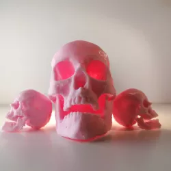 SKULL LAMP - HighPoly3DScan