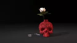 Skull vase 2